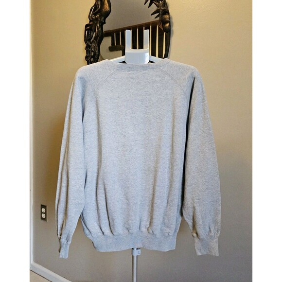 Vintage Polo Ralph Lauren Spellout Logo Sweatshirt 1989 Gray Mens L Pullover - Picture 5 of 5